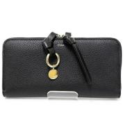 Pre-owned Leather wallets Chloé Pre-owned , Black , Dames