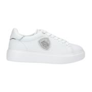 Leren Sneaker Blauer , White , Dames