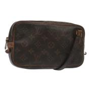 Pre-owned Canvas louis-vuitton-bags Louis Vuitton Vintage , Brown , Da...