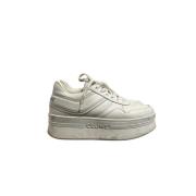 Pre-owned Leather sneakers Celine Vintage , White , Dames