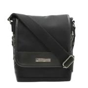 Pre-owned Canvas shoulder-bags Burberry Vintage , Black , Dames