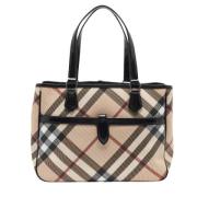 Pre-owned Leather totes Burberry Vintage , Multicolor , Dames