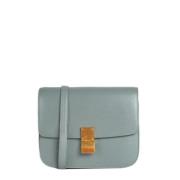 Pre-owned Leather celine-bags Celine Vintage , Gray , Dames