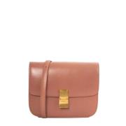 Pre-owned Leather celine-bags Celine Vintage , Pink , Dames