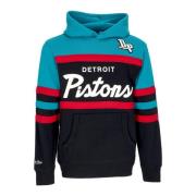 Detroit Pistons NBA Head Coach Hoodie Mitchell & Ness , Black , Heren