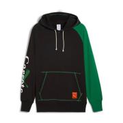 Zwarte Katoenen Hoodie x Wortels Puma , Black , Heren