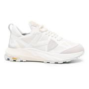 Mesh Trekking Sneakers met Gummy Finish Philippe Model , White , Dames