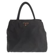 Pre-owned Canvas totes Prada Vintage , Black , Dames