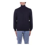 Blauwe Coltrui Logo Zijkant Woolrich , Blue , Heren