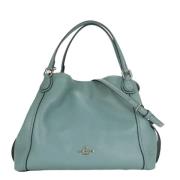 Pre-owned Leather handbags Coach Pre-owned , Green , Dames