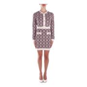 Bordeaux Jurken met Zijrits Elisabetta Franchi , Red , Dames