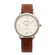 Pre-owned Leather watches Coach Pre-owned , Gray , Heren