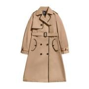 Beige Trenchcoat Dubbelrij Fay , Beige , Dames