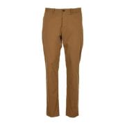 Bruine Chino Broek Slim Fit Nine In The Morning , Brown , Heren