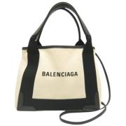 Pre-owned Canvas balenciaga-bags Balenciaga Vintage , Beige , Dames