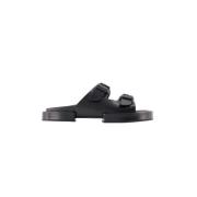 Leather sandals Ann Demeulemeester , Black , Dames