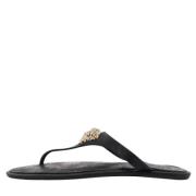 Pre-owned Rubber sandals Versace Pre-owned , Black , Dames