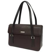 Pre-owned Leather shoulder-bags Burberry Vintage , Brown , Dames