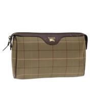 Pre-owned Canvas shoulder-bags Burberry Vintage , Brown , Dames