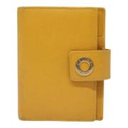 Pre-owned Leather wallets Celine Vintage , Yellow , Unisex