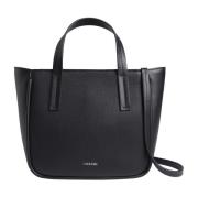 Verfijnde Mini Tote Tas in Zwart Calvin Klein , Black , Dames