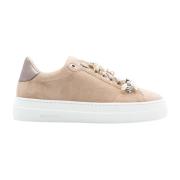 Insect Beige Suède Sneaker Stokton , Brown , Dames