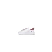 Witte Leren Sneakers met Logo D.a.t.e. , White , Dames