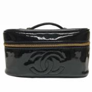 Pre-owned Leather handbags Chanel Vintage , Black , Dames