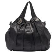 Pre-owned Leather gucci-bags Gucci Vintage , Black , Dames