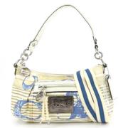 Pre-owned Canvas shoulder-bags Coach Pre-owned , Beige , Dames