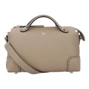 Leather crossbody-bags Fendi , Beige , Dames