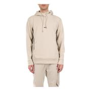 Katoenen Hoodie met Frontlogo Hugo Boss , Beige , Heren