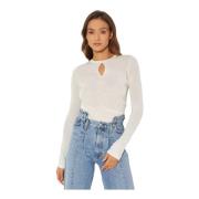 Witte Sweater Posy Ronde Hals Isabel Marant , White , Dames