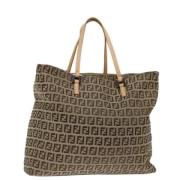 Pre-owned Nylon fendi-bags Fendi Vintage , Beige , Dames