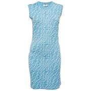 Pre-owned Knit dresses Fendi Vintage , Blue , Dames