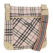 Pre-owned Fabric shoulder-bags Burberry Vintage , Beige , Dames