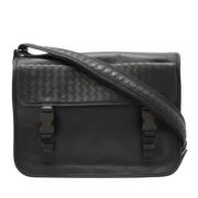 Pre-owned Leather shoulder-bags Bottega Veneta Vintage , Black , Dames