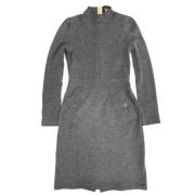 Pre-owned Wool dresses Burberry Vintage , Gray , Dames