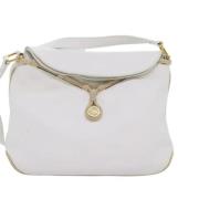 Pre-owned Leather celine-bags Celine Vintage , White , Dames