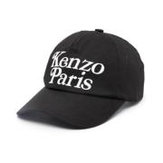 Zwarte Hoeden met Verdy Handtekening Kenzo , Black , Heren