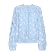 Stijlvolle TOP voor modeliefhebbers Dolce & Gabbana , Blue , Dames