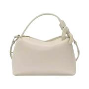 Beige Leren Corner Tas met Riem JW Anderson , Beige , Dames