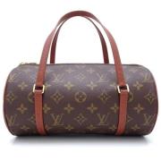 Pre-owned Canvas handbags Louis Vuitton Vintage , Brown , Dames