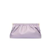 Paarse Vegan Leren Clutch Tas Nanushka , Pink , Dames