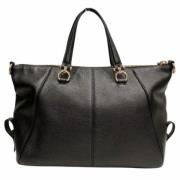 Pre-owned Leather handbags Coach Pre-owned , Black , Dames