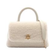 Pre-owned Fabric chanel-bags Chanel Vintage , White , Dames