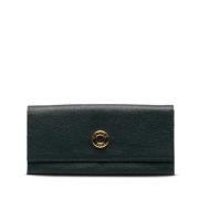 Pre-owned Leather wallets Celine Vintage , Black , Dames