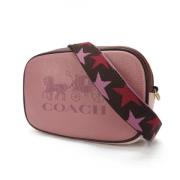 Pre-owned Leather shoulder-bags Coach Pre-owned , Pink , Dames