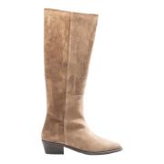 Bruin Suède Hoge Laarzen Toral , Beige , Dames