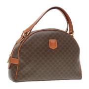 Pre-owned Canvas handbags Celine Vintage , Brown , Dames